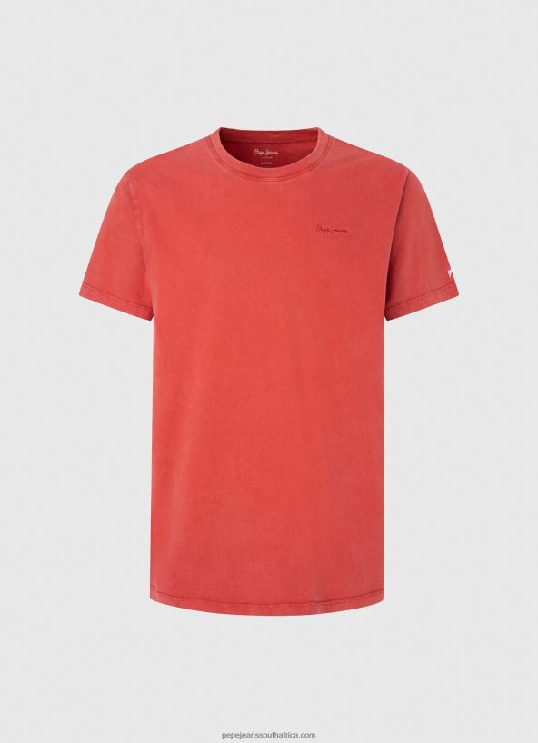Studio Red Printed Logo Cotton T-Shirt Pepe Jeans L20F2F946 Men - Image 5