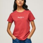 Studio Red Printed T-Shirt Pepe Jeans L20F2F456 Women