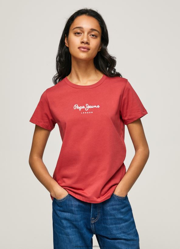 studio_red_printed_t_shirt_pepe_jeans_l20f2f456_women.jpg Studio Red Printed T-Shirt Pepe Jeans L20F2F456 Women - Image 1