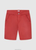 Studio Red Regular Fit Chino Shorts Pepe Jeans L20F2F1693 Boy