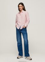 Studio Red Striped Cotton Voile Shirt Pepe Jeans L20F2F348 Women - Image 2
