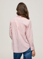 Studio Red Striped Cotton Voile Shirt Pepe Jeans L20F2F348 Women - Image 4