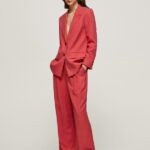 Studio Red Wide Pleated Trousers Pepe Jeans L20F2F289 Women