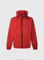 Studio Red Windbreaker Jacket With Hood Pepe Jeans L20F2F824 Men - Image 5