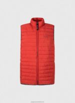 Studio Red Zip Fastened Padded Waistcoat Pepe Jeans L20F2F843 Men - Image 5