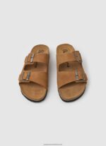 Tan Bio Suede Sandals Pepe Jeans L20F2F1273 Men - Image 2