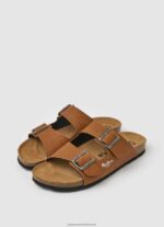 Tan Double Kansas Anatomical Sandals Pepe Jeans L20F2F1281 Men - Image 3