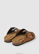 Tan Double Kansas Anatomical Sandals Pepe Jeans L20F2F1281 Men - Image 4