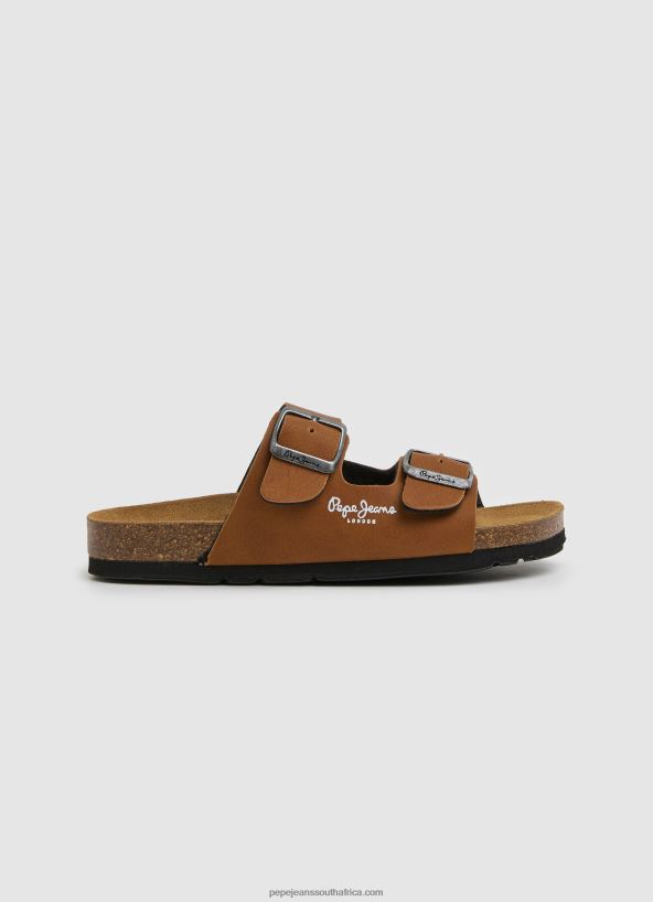 tan_double_kansas_anatomical_sandals_pepe_jeans_l20f2f1547_boy.jpg Tan Double Kansas Anatomical Sandals Pepe Jeans L20F2F1547 Boy - Image 1
