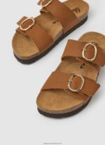 Tan Oban Anatomical Sandals Pepe Jeans L20F2F654 Women - Image 3
