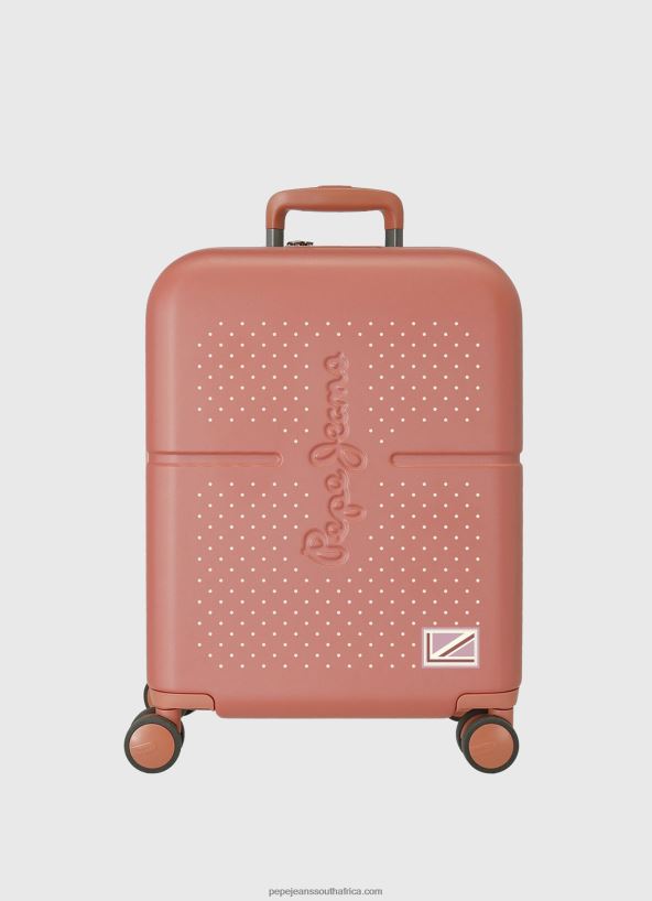 terracotta_laila_wheeled_suitcase_pepe_jeans_l20f2f1520_girl.jpg Terracotta Laila Wheeled Suitcase Pepe Jeans L20F2F1520 Girl - Image 1