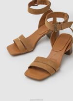 Tobacco Altea Smart Suede Sandals Pepe Jeans L20F2F642 Women - Image 3