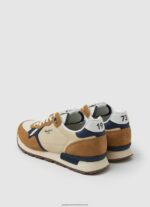 Tobacco Brit Combined Sneakers Pepe Jeans L20F2F1179 Men - Image 5