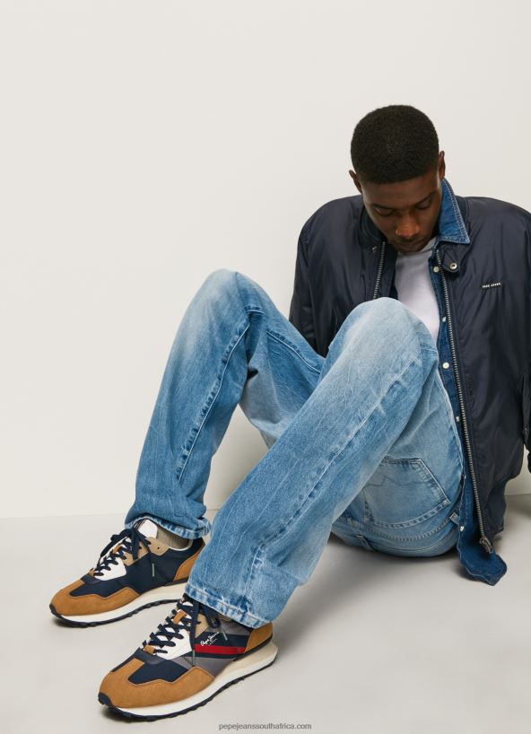 tobacco_foster_man_combined_sneakers_pepe_jeans_l20f2f1174_men.jpg Tobacco Foster Man Combined Sneakers Pepe Jeans L20F2F1174 Men - Image 1