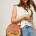 Tobacco Handmade Wicker Handbag Pepe Jeans L20F2F716 Women