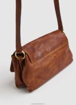 Tobacco Leather Shoulder Bag Pepe Jeans L20F2F746 Women - Image 2