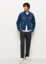 Washed Black Loose Fit Chino Pants Pepe Jeans L20F2F1103 Men