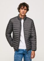 Washed Black Padded Down Jacket Pepe Jeans L20F2F839 Men