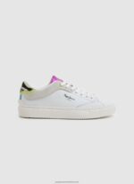 White Adams Ari Basic Sneakers Pepe Jeans L20F2F592 Women