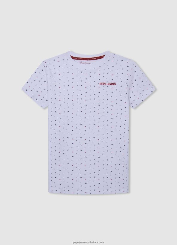 white_all_over_printed_t_shirt_pepe_jeans_l20f2f1627_boy.jpg White All Over Printed T-Shirt Pepe Jeans L20F2F1627 Boy - Image 1