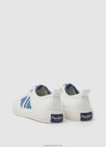 White Allen Flag Vulcanized Sneakers Pepe Jeans L20F2F1562 Boy - Image 4