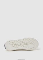 White Allen Flag Vulcanized Sneakers Pepe Jeans L20F2F1562 Boy - Image 5