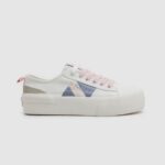 White Allen Flag Vulcanized Sneakers Pepe Jeans L20F2F620 Women
