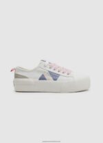 White Allen Flag Vulcanized Sneakers Pepe Jeans L20F2F620 Women