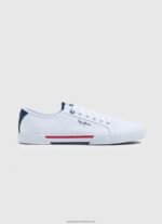 White Basic Brady Sneakers Pepe Jeans L20F2F1242 Men