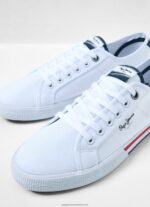 White Basic Brady Sneakers Pepe Jeans L20F2F1242 Men - Image 5