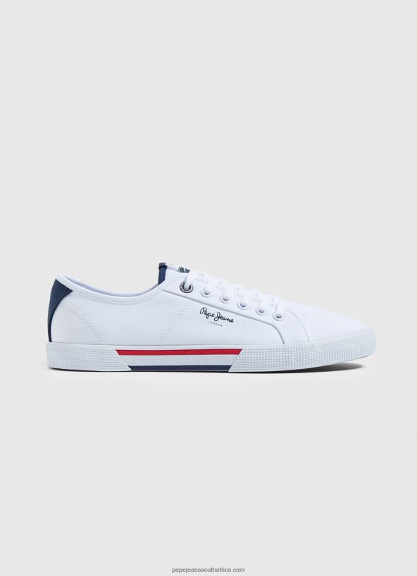 white_basic_brady_sneakers_pepe_jeans_l20f2f1242_men.jpg White Basic Brady Sneakers Pepe Jeans L20F2F1242 Men - Image 1