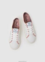 White Brady Bandan Canvas Sneakers Pepe Jeans L20F2F632 Women - Image 2