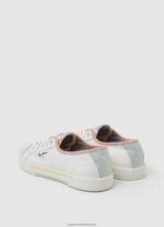 White Brady Bandan Canvas Sneakers Pepe Jeans L20F2F632 Women - Image 4