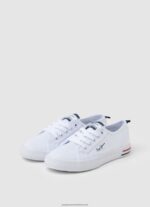 White Brady Basic Sneakers Pepe Jeans L20F2F1560 Boy - Image 3