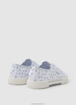 White Brady Shine Basic Sneakers Pepe Jeans L20F2F1323 Girl - Image 4