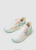 White Brit Pro Bright Running Sneakers Pepe Jeans L20F2F576 Women - Image 3