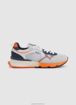 White Brit Pro Neon Combined Sneakers Pepe Jeans L20F2F1221 Men
