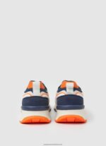 White Brit Pro Neon Combined Sneakers Pepe Jeans L20F2F1221 Men - Image 4