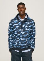 White Camouflage Printed Jumper Pepe Jeans L20F2F879 Men