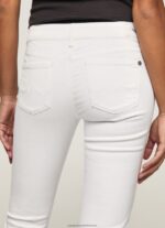 White Classic Skinny Trousers Pepe Jeans L20F2F299 Women - Image 5