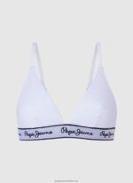 White Classic Thong With Printed Logo Pepe Jeans L20F2F541 Women - Image 3
