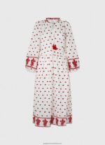 White Embroidered Folk Dress Pepe Jeans L20F2F149 Women - Image 5