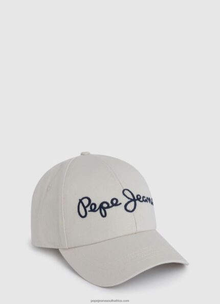 White Embroidered Logo Basic Cap Pepe Jeans L20F2F782 Women