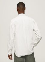 White Fabio Regular Fit Oxford Shirt Pepe Jeans L20F2F1031 Men - Image 4