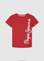 White Flag And Logo T-Shirt Pepe Jeans L20F2F1609 Boy - Image 5