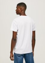 White Flag Logo N Waving Flag T-Shirt Pepe Jeans L20F2F1014 Men - Image 4