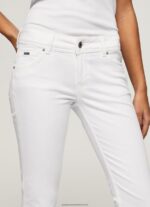 White Flare Slim Trousers Pepe Jeans L20F2F310 Women - Image 3