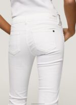 White Flare Slim Trousers Pepe Jeans L20F2F310 Women - Image 5