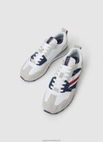 White Foster Man Combined Sneakers Pepe Jeans L20F2F1173 Men - Image 2