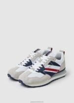 White Foster Man Combined Sneakers Pepe Jeans L20F2F1173 Men - Image 3